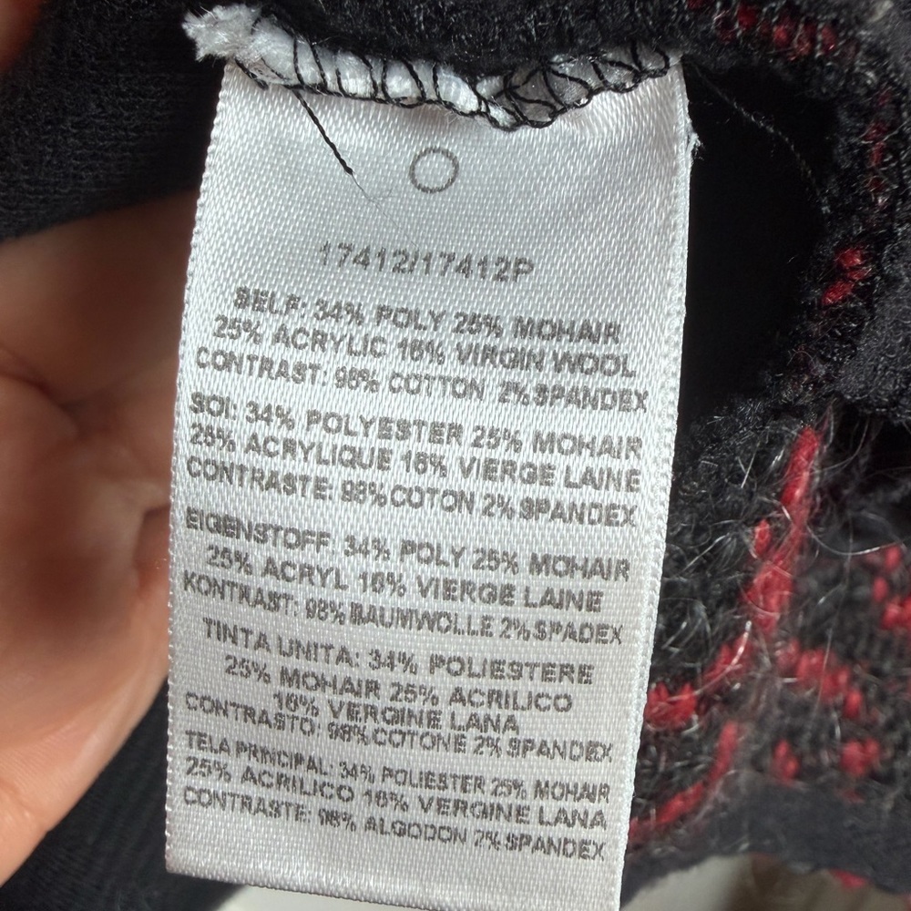Dolan Left Coast Collection Textured Wool Blend Vest Size Small Made in USA - Picture 4 of 7